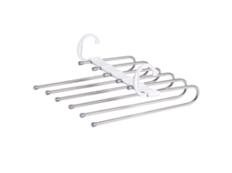 Suporte para Calças Dobrável Organizador Roupas 360° Branco S/MARCA