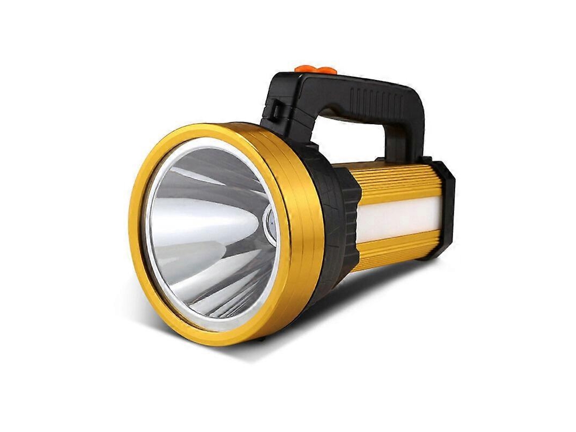 Lanterna Led Recarregável, À Prova Dágua Ipx4, Lanterna Portátil Para Acampamento, 10.000 Mah, Dourada Olysi Shop