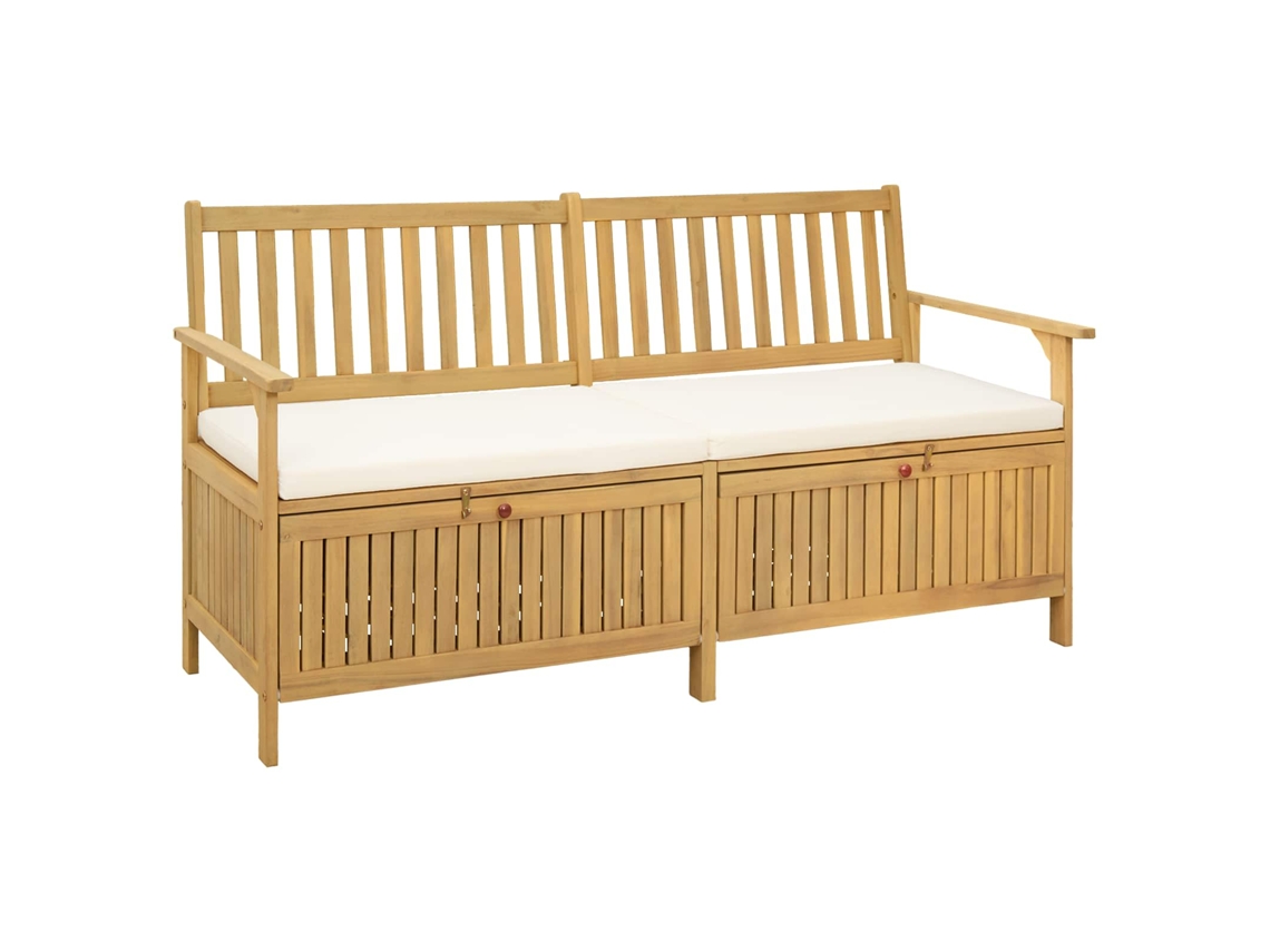 Vidaxl Banco De Arrumação 2 -seater 170 X 63 X 84 Cm Retangular