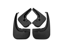 Aba De Lama Para Carro V-class W447 2016-2021, Material Pp, Preto, 4 Unidades Com Acessórios De Instalação Preto
