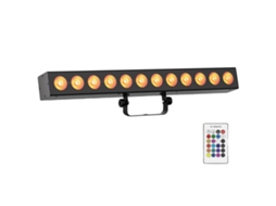 Luzes De Lavagem De Parede, Rgbwauv, Controle Remoto, Preto, Eu Plug Oem