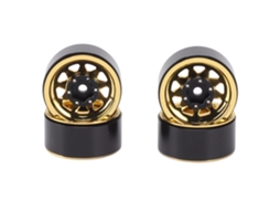 4 Pneus Beadlock 1 Polegada Groove Profundo Universal Para Carro Rc Traxxas Atv Peças Com Parafusos Ouro