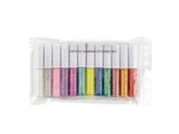 Handaiyan 12pcs 5g Sombra De Ojos Líquida Con Purpurina Impermeable Herramienta De Maquillaje