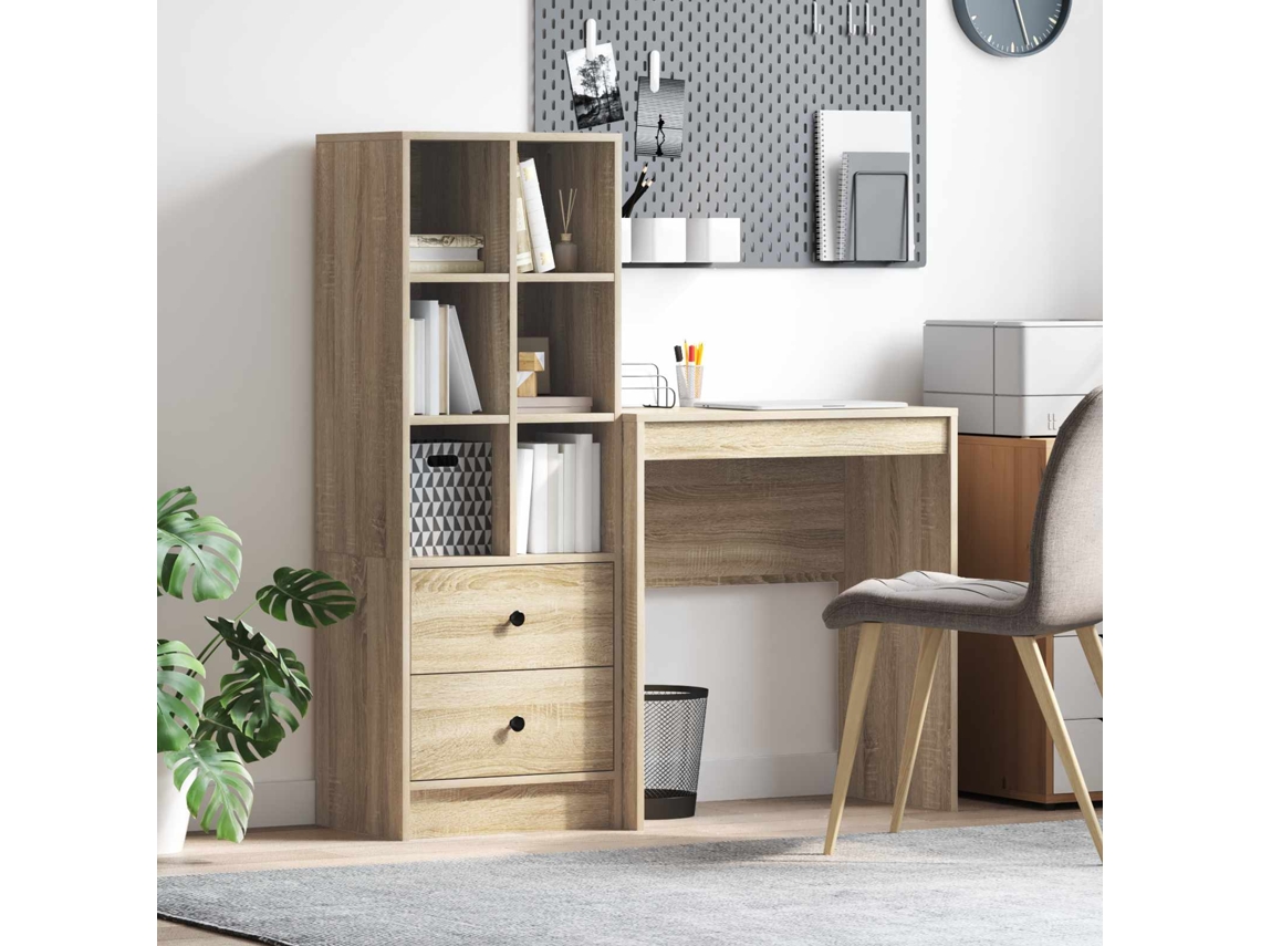 Vidaxl Mesa Carvalho Sonoma 115,5 X 40 X 127 Cm 2 Unid.