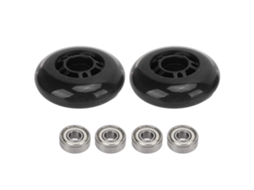 2 Rodas De Patins Com Rolamentos 608 Baixo Ruído Pu Resistente Ao Desgaste Para Patinação Indoor E Outdoor