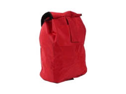 Sacola de Compras Dobrável Vermelha Cydt, Impermeável, com Alça para Carrinho, Reutilizável, Ideal para Compras em Casa Ou no Supermercado. GOKOCO