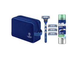 Coffret  Máquina de Barbear Mach3 UEFA