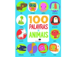 Livro 100 Palavras de Animais de Dawn Machell (Português)