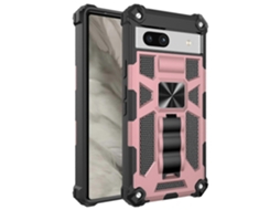 Capa Magnética De Tpu À Prova De Choque Com Suporte Para Google Pixel 7a