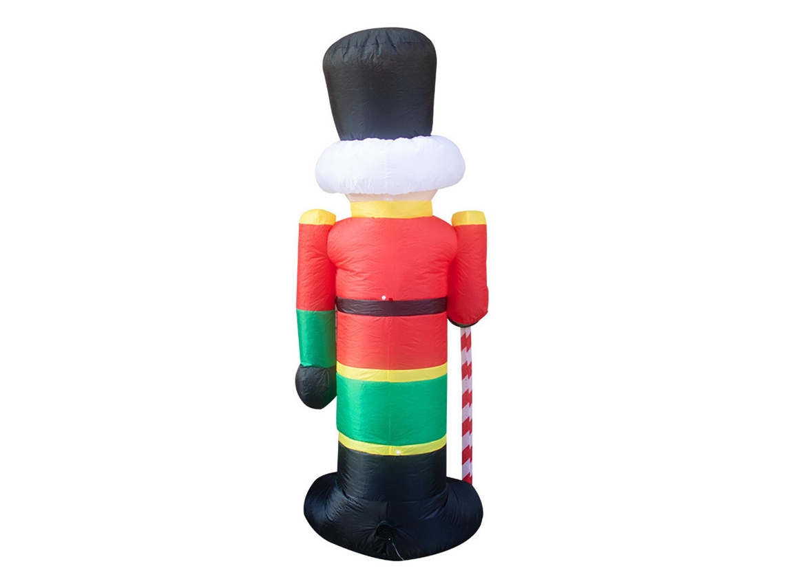 Decoração De Natal Inflável Quebra Nozes De 2,4 Mslowmoose