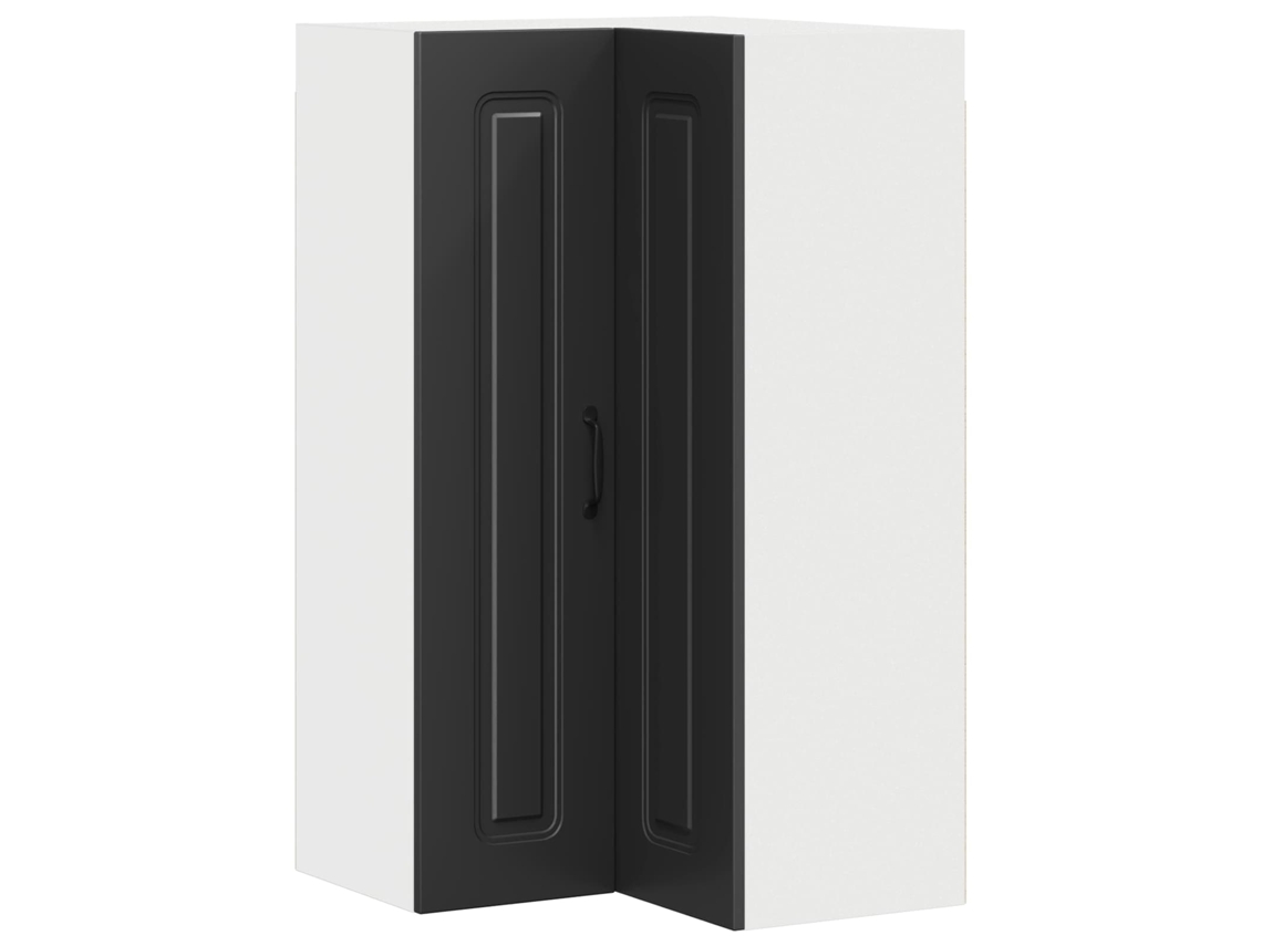 Conjunto 1 Armário De Cozinha Vidaxl Preto Derivados De Madeira (57 X 57 X 100 Cm)