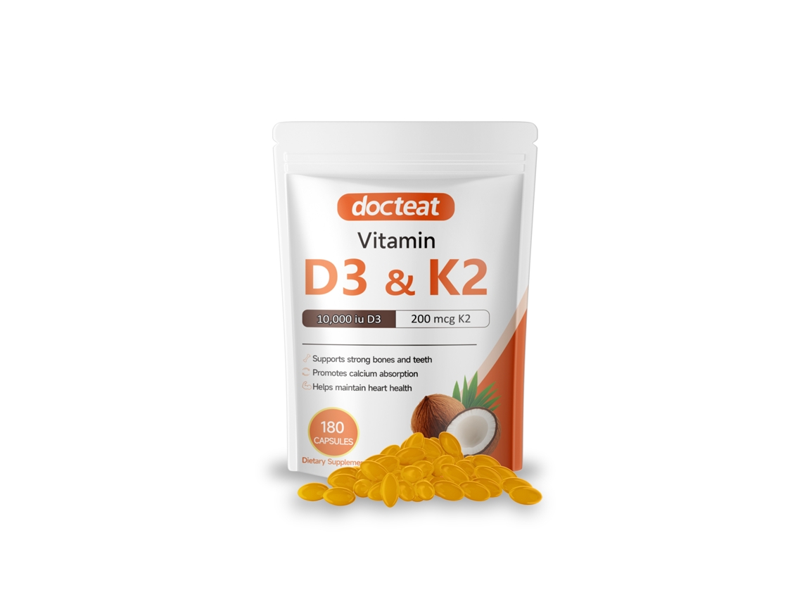 Geléias Oral Com Vitamina D3 E K2 Óssea