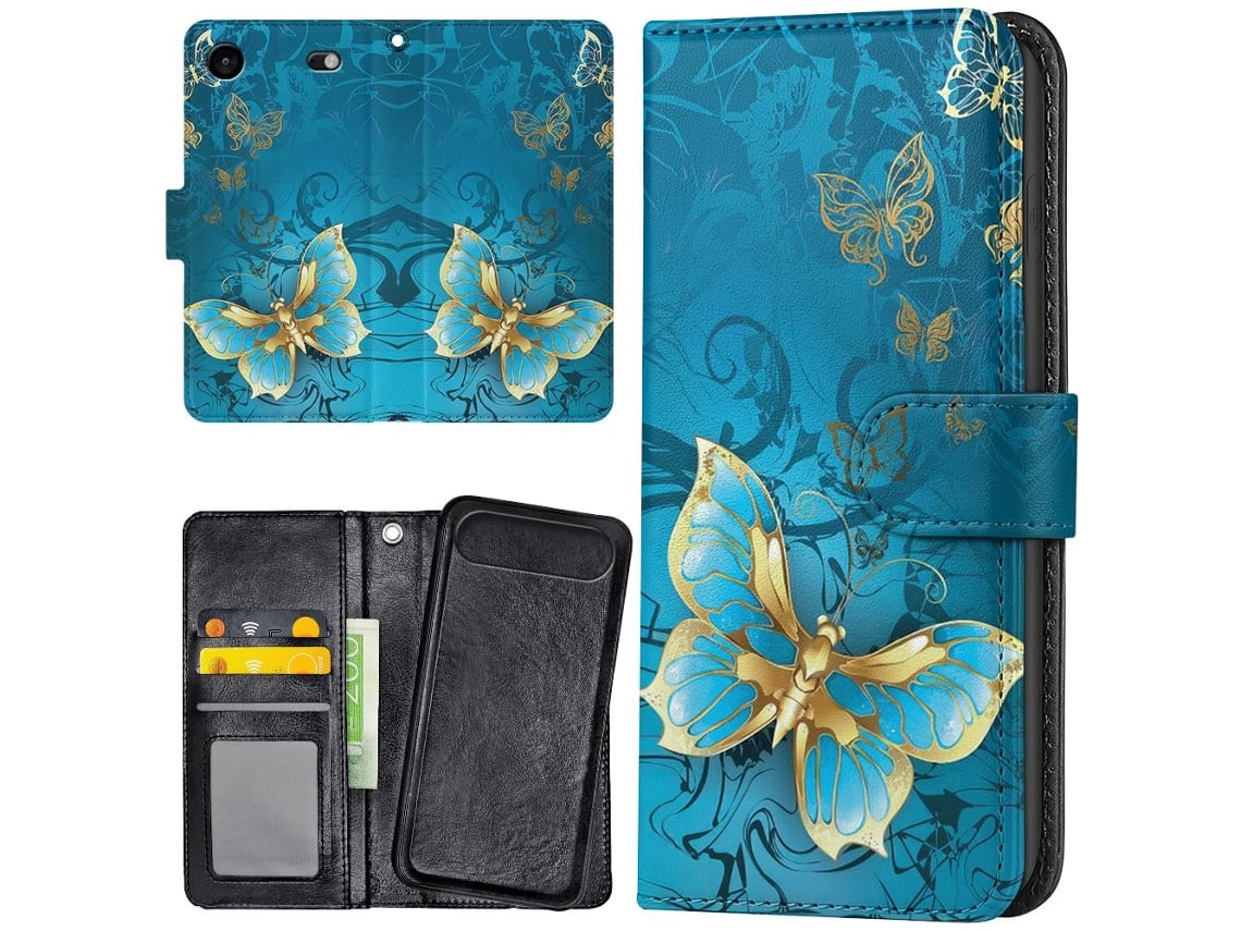 Capa Carteira/capa Com Borboletas Para Iphone 17 Air