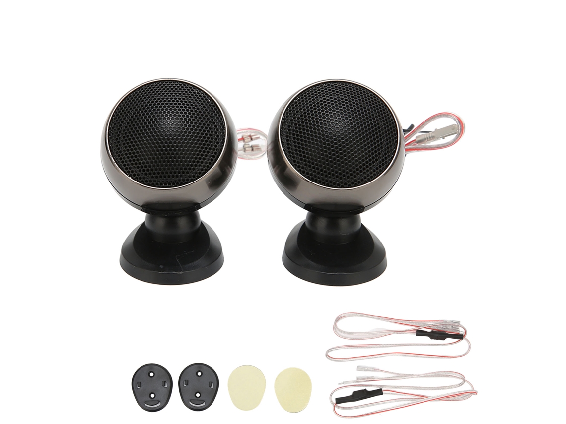 Tweeter de cúpula para carro, 25 mm, 120 W 150 W, 4 Ohmios, 2 kHz a 22 kHz com condensador integrado | S/MARCA