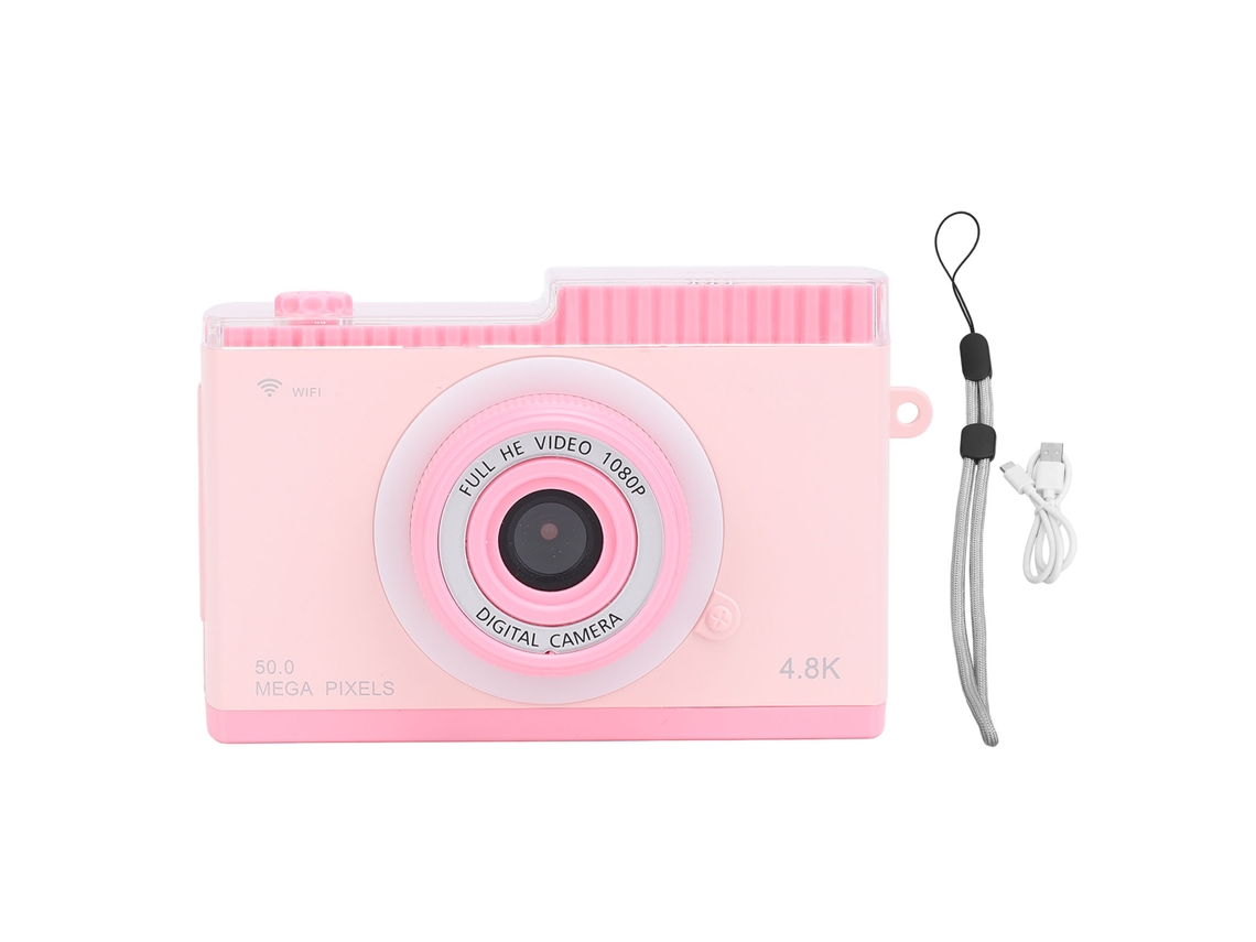 Câmera Digital Compacta Retro 1080p Com Função Selfie E Gravação De Vídeo