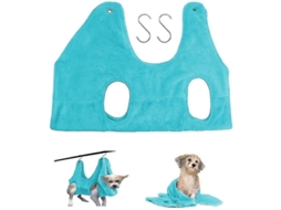 Fasst hamaca de Toalla para Cuidado de Mascotas Con Recorte de Uñas Y Secado, Material Flannel Suave Y Transpirable CUIDADOS