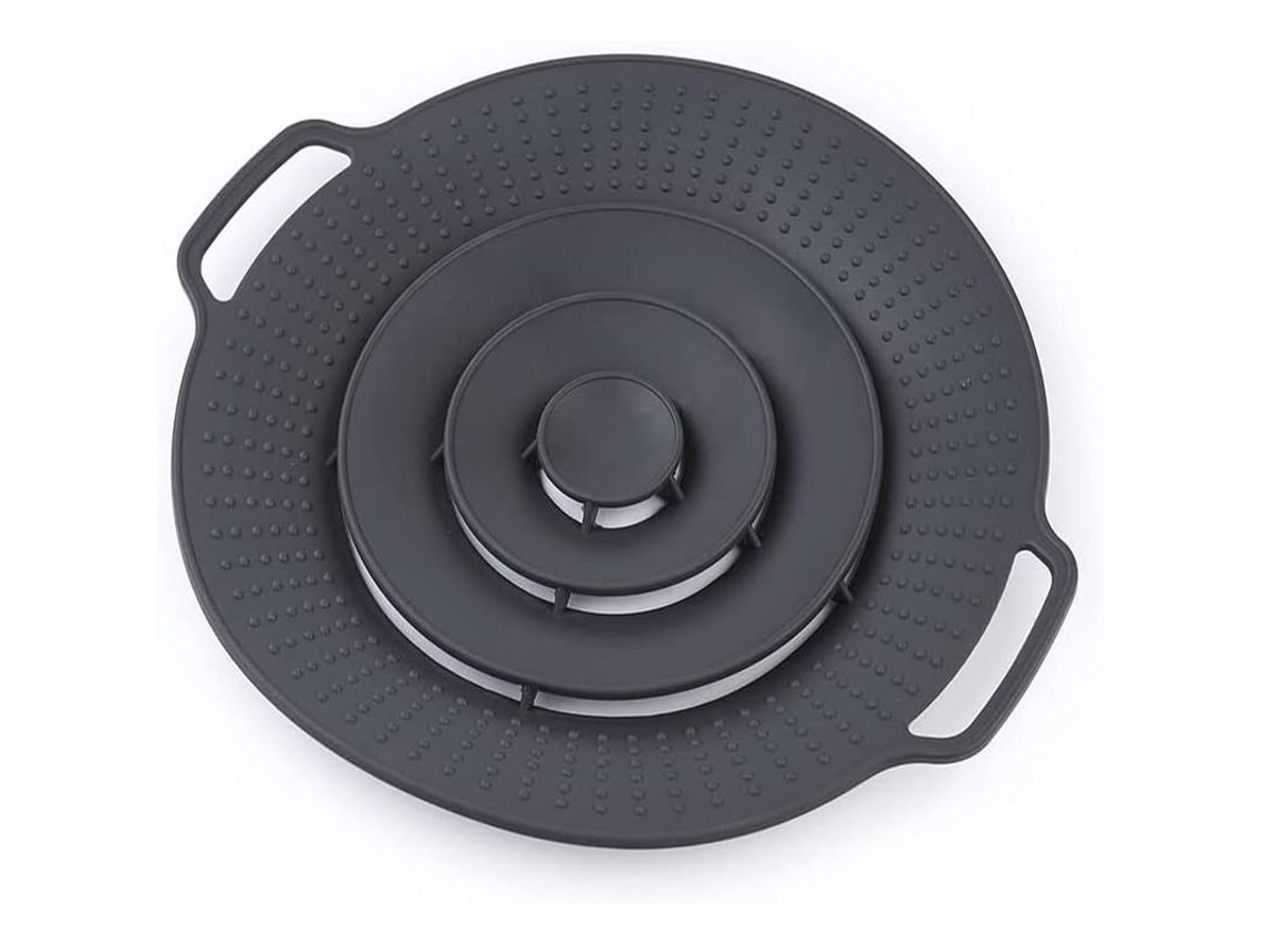 Tampa Anti transbordamento Nova Line Silicone Ajustável 20-29cm | S/MARCA