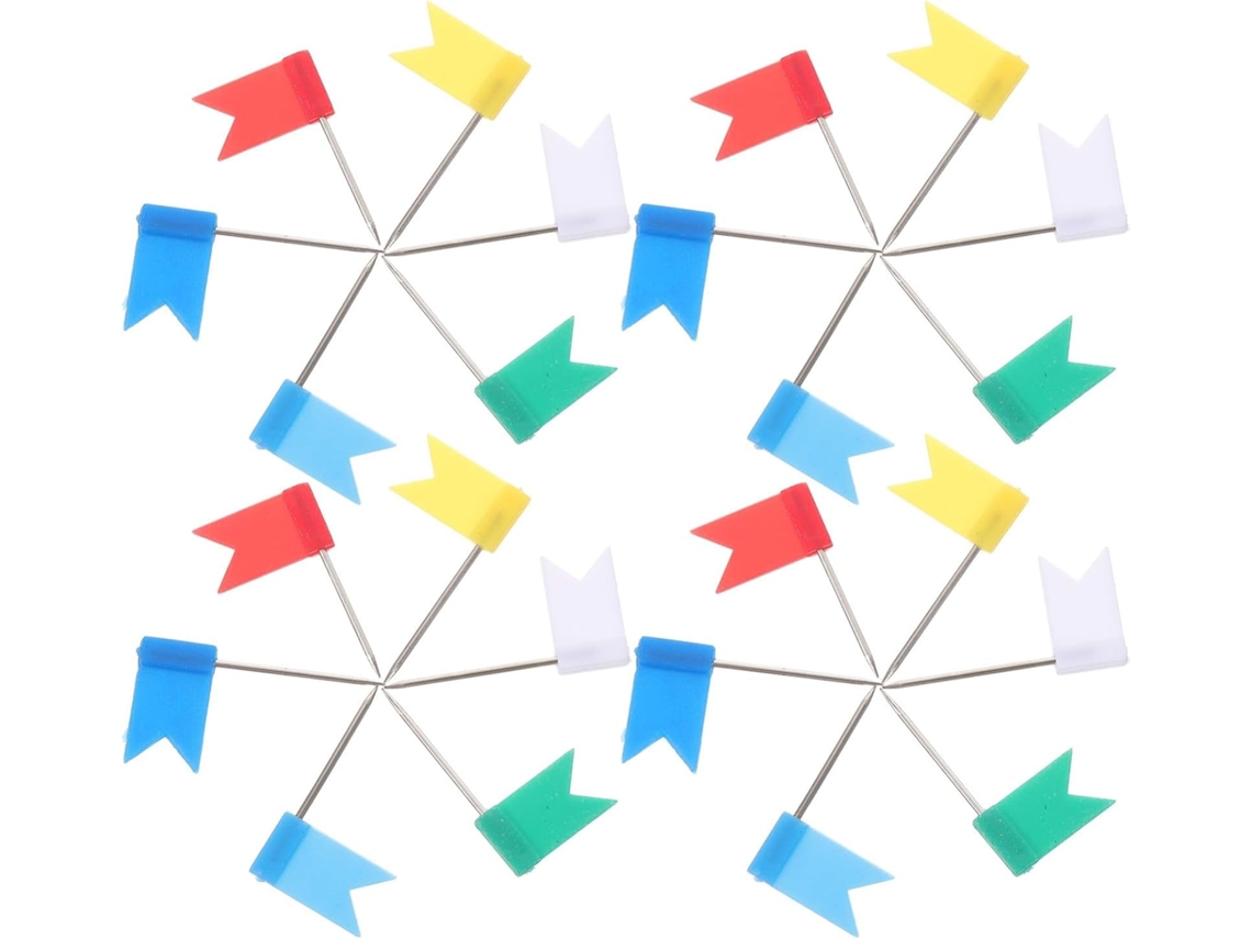 100 Mini Tachinhas Vermelhas Para Quadros De Cortiça, Reutilizáveis Para Mapas E Anotações, Perfeitas Para Artesanato E