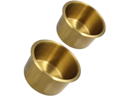 Suporte para Flocos em Latão Banhado A Ouro, Conjunto de 2 Peças, para Carro e Reboque, Durável.