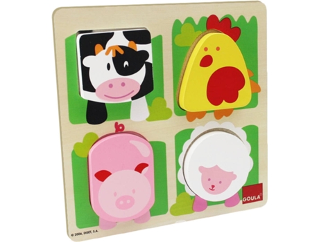 Puzzle  Farm Animals (5 Peças)