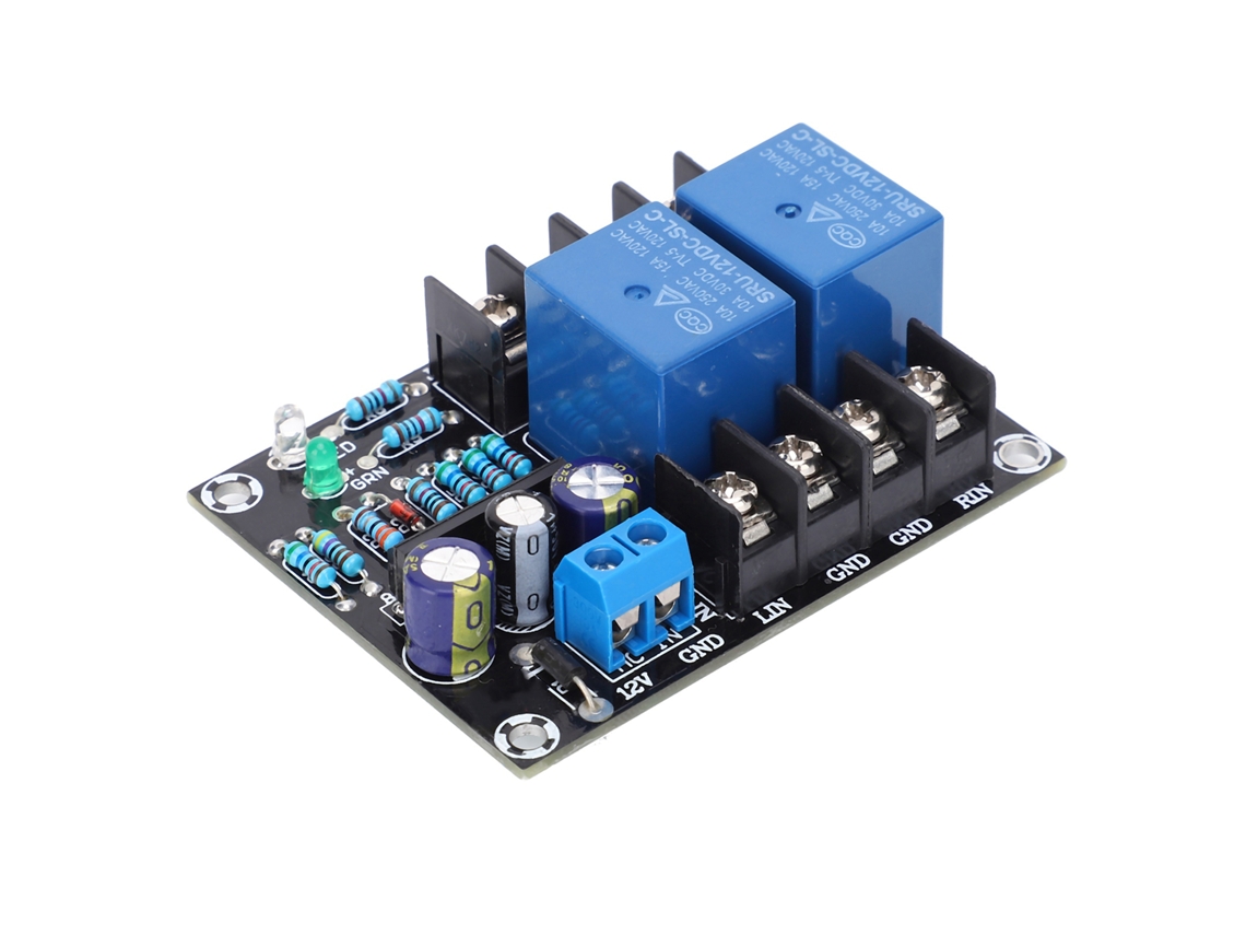 Laxiscreed Placa De Proteção Para Speakers Com Regulação De Voltagem Dual E Proteção Contra Atrasos