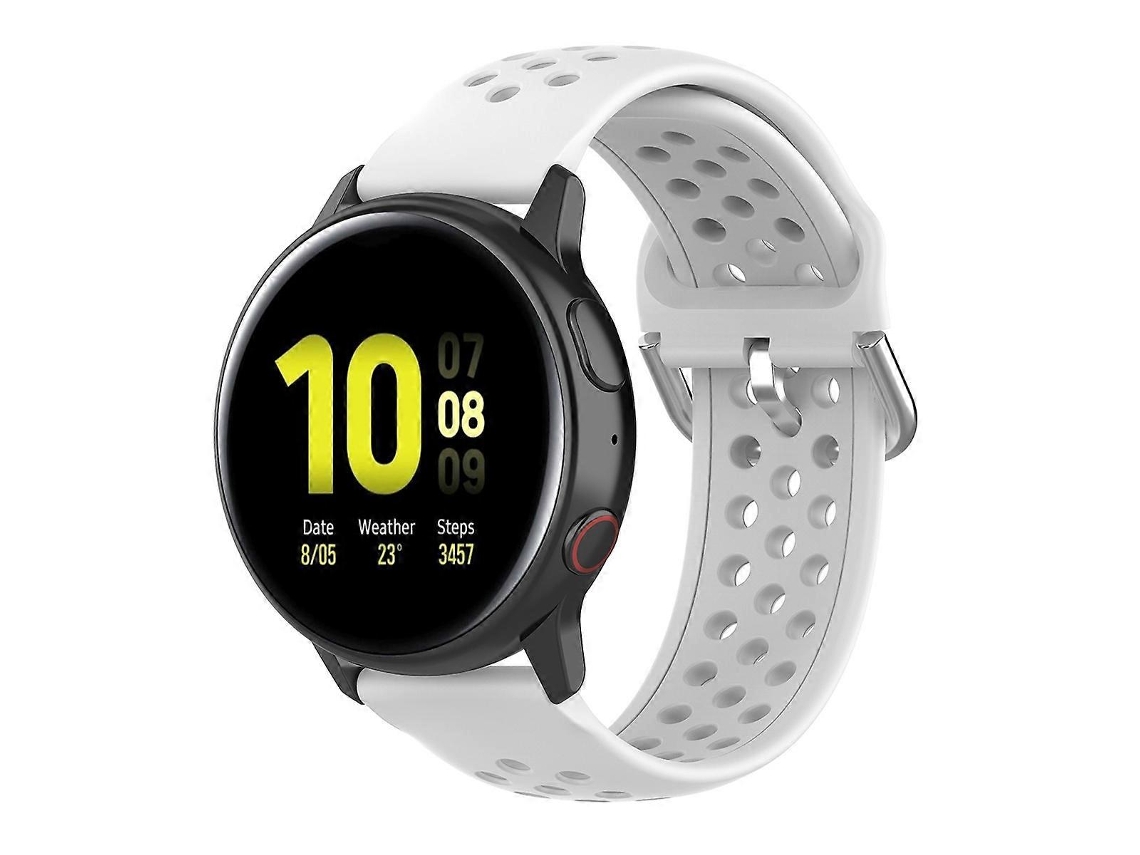 Pulseira Esportiva De Cor Sólida Com Zíper De 20 Mm Para Galaxy Watch Ativo2 / Ativo.