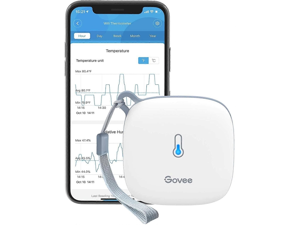Termômetro E Higrômetro Wifi H5179, Sensor Inteligente De Temperatura E Umidade Com Alerta De Notificação Por Aplicativo, Exportação De Dados Por