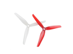 Pares / 10 Pares Hqprop Ethix P4 Candy Cane 5140 5,1 X 4,0 5,1 Polegadas Hélice De Policarbonato De 3 Pás Para Drone Rc Fpv Racing