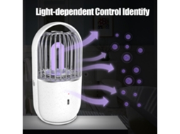 Lâmpada Germicida Uv Laxiscreed Com Interruptor De Controle De Luz E Ozono Branca