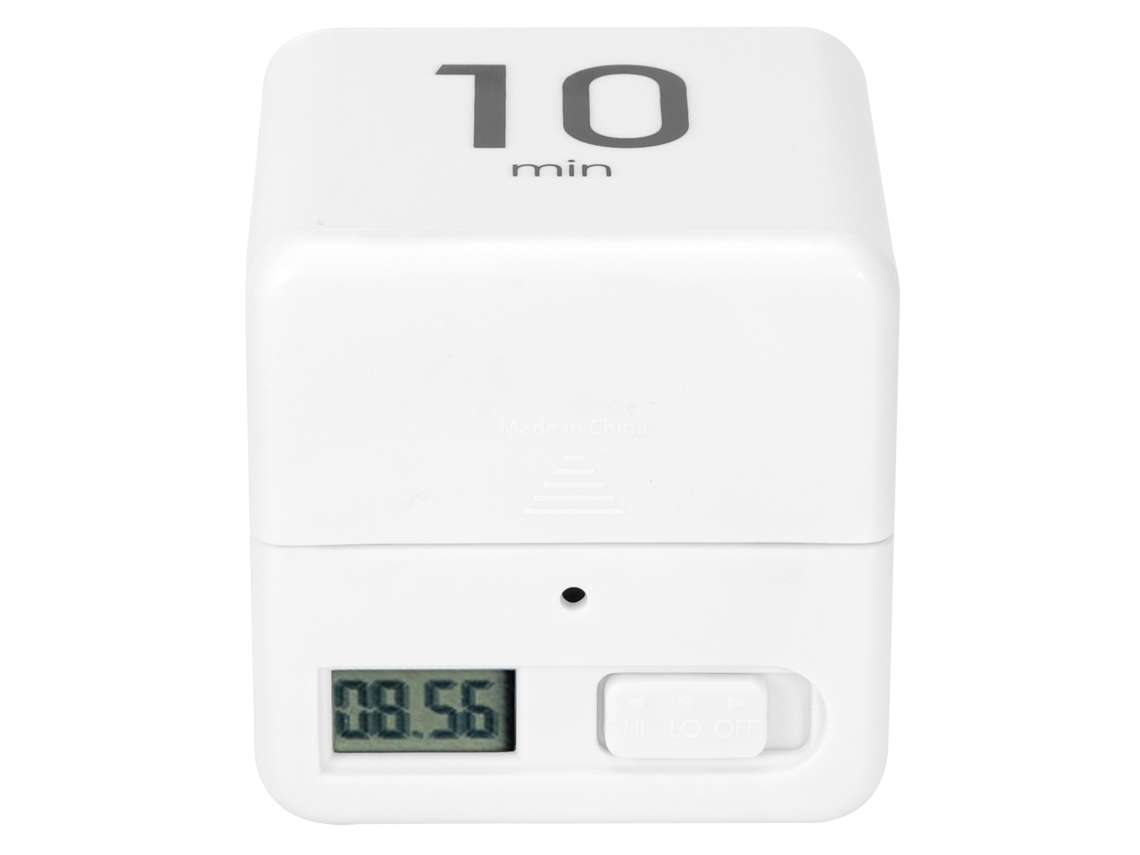 Cronômetro Digital com Sensor de Gravidade Cubo para Cozinha Escola Escritório 1 3 5 10 Minutos