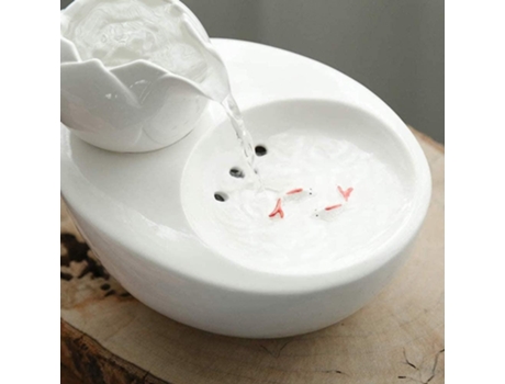 Fonte de Água Cerâmica para Gatos com Filtro Automático KOFIHETY