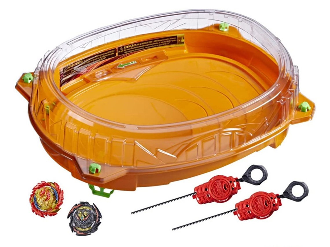 Beyblade Burst QuadDrive BEY BLADE Conjunto de combate de vetor cósmico (Idade Minima: 8 anos)
