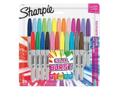 Marcador Permanente fine-color Burst-pack24