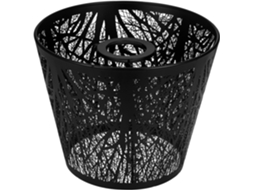 Luminária de Mesa em Ferro Preto com Lâmpada Decorativa para Sala de Estar e Quarto. SFUSHOS