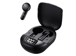 Fones De Ouvido Sem Fio Bluetooth, Estéreo Hifi, Fones De Ouvido Esportivos À Prova Dágua, Preto