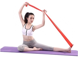 Abaodam Conjunto De 3-faixas Elásticas Látex Para Exercícios Fitness, Ioga, Fisioterapia E Treinamento Força