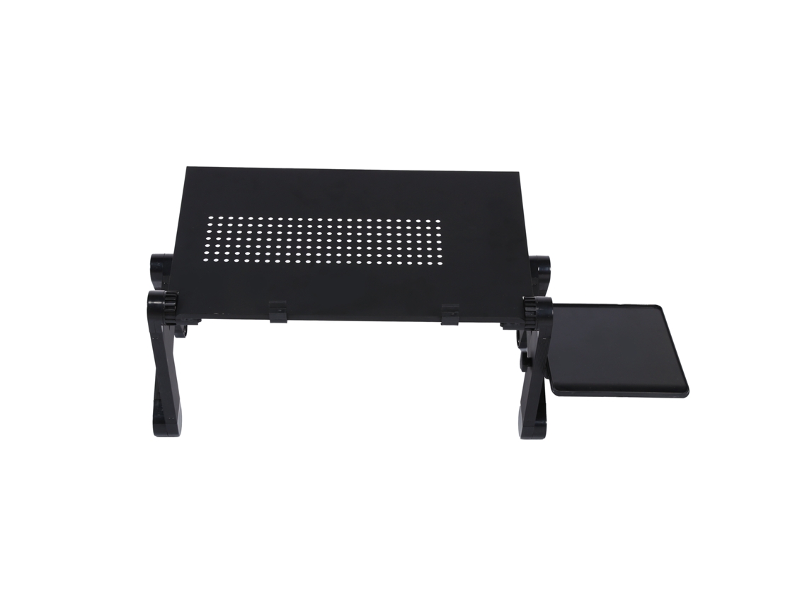 Mesa para Laptop com Suporte de Rato Portátil Ajustável de Alumínio