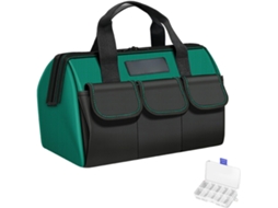 Bolsa para ferramentas com 16 ou 18 dobras, resistente e com grande capacidade de armazenamento.