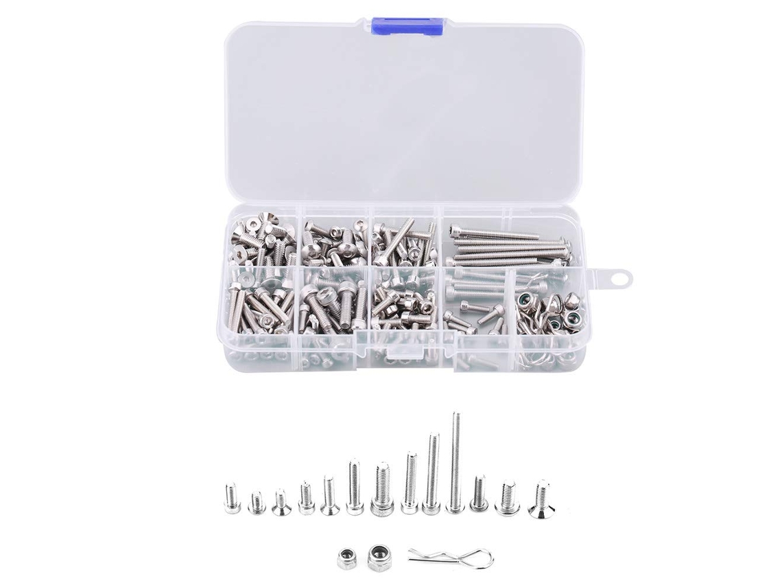 Conjunto De Parafusos Aço Inoxidável Para Barras Curtas 4x 4 Polegadas, Com Parafusos E Porcas Sobressalentes Para