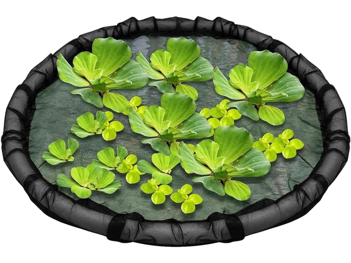 Coral Vegetal Flutuante, Redondo, Flutuante, Malha Fina, Barreira para Peixes em Lagos de Jardim, para Jardim, Quintal, CHABERLU