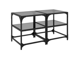 Coffee Table, Coffee Tables Vidaxl Preto Madeira Processada (40 X 40 X 45 Cm)
