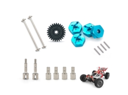 Mali peças de Upgrade Eixo de Roda Dog Bone Copo Diferencial Engrenagem Motor para Carro Rc Wltoys 1/14 144001