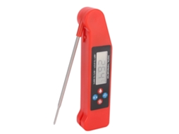 Termómetro Digital De Carne Lurelia Com Sonda Dobrável Para Cozinha E Churrasco