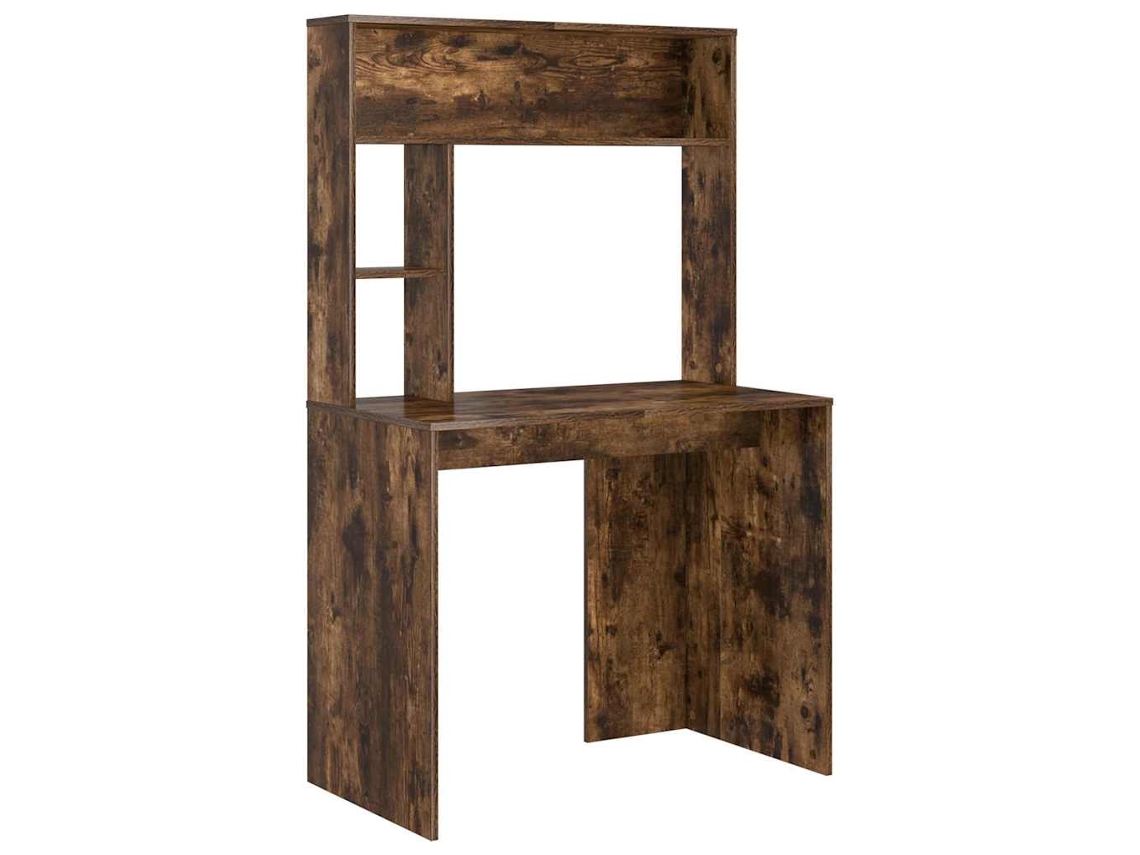 Conjunto 1 Mesa De Estudo Em Casa Vidaxl Castanho Derivados De Madeira (91 X 50 X 149 Cm)