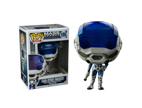 Figura Funko MASS EFFECT Andromeda Sara Ryder Com Máscara Us Pop! Vinyl