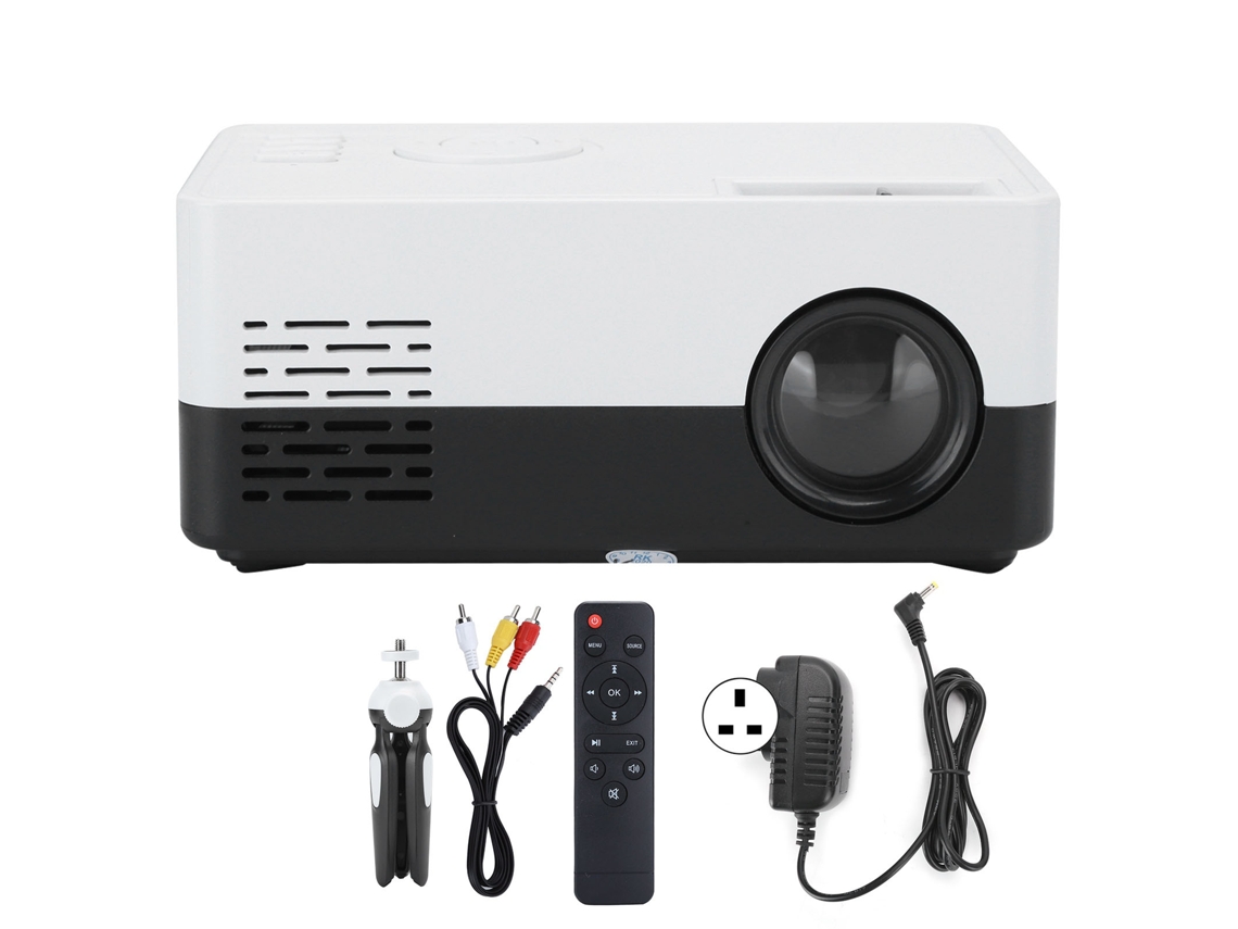 Projetor Portátil Mini LAXISCREED com Suporte 100 240v