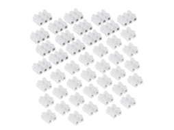 Conjunto De 100 Conectores Elétricos De Encaixe Rápido Com Terminais De Manganês
