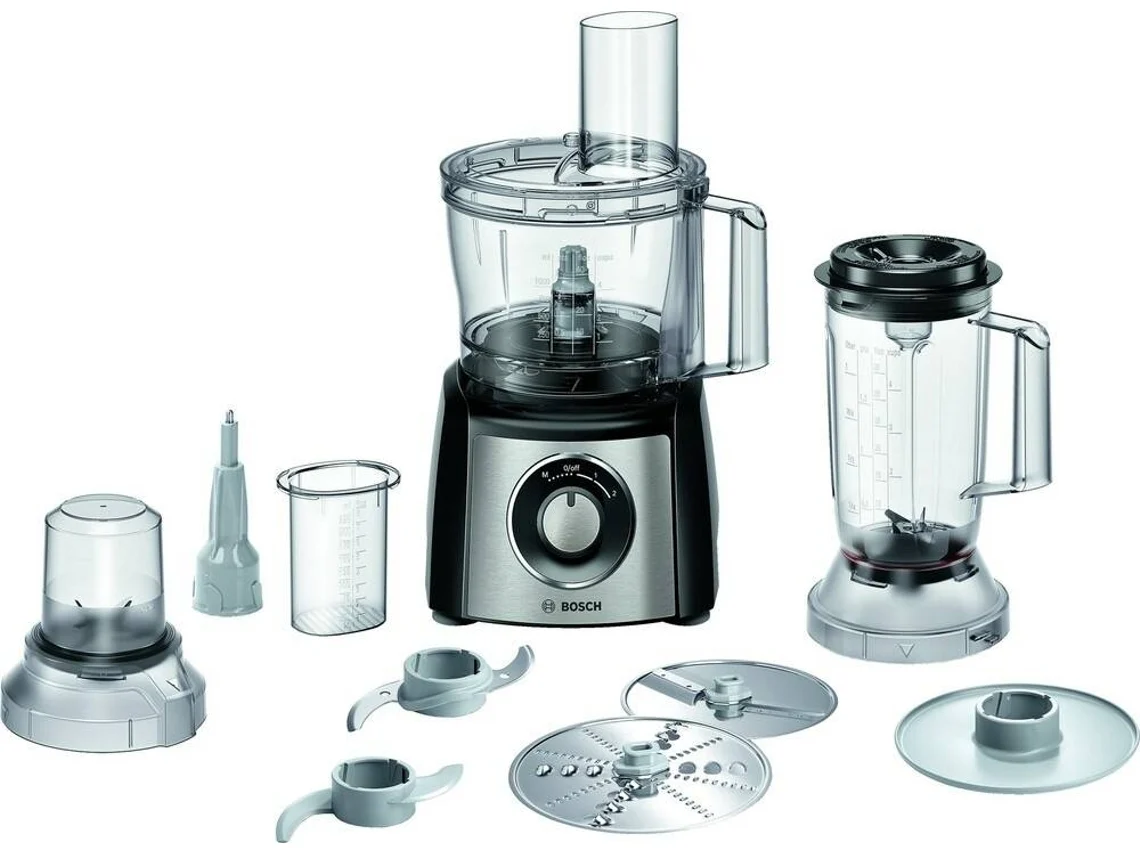 Processador de Alimentos BOSCH MCM3PM386 MultiTalent 3 Plus (2.3 L - 900 W - 9 acessórios)