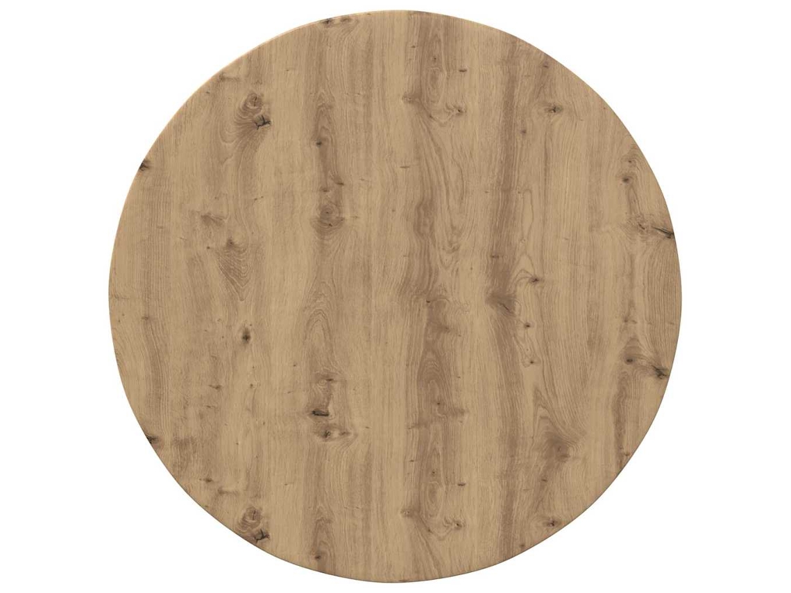 Toalhas de mesa Vidaxl marrom com base de madeira (80x80x1,5 cm)