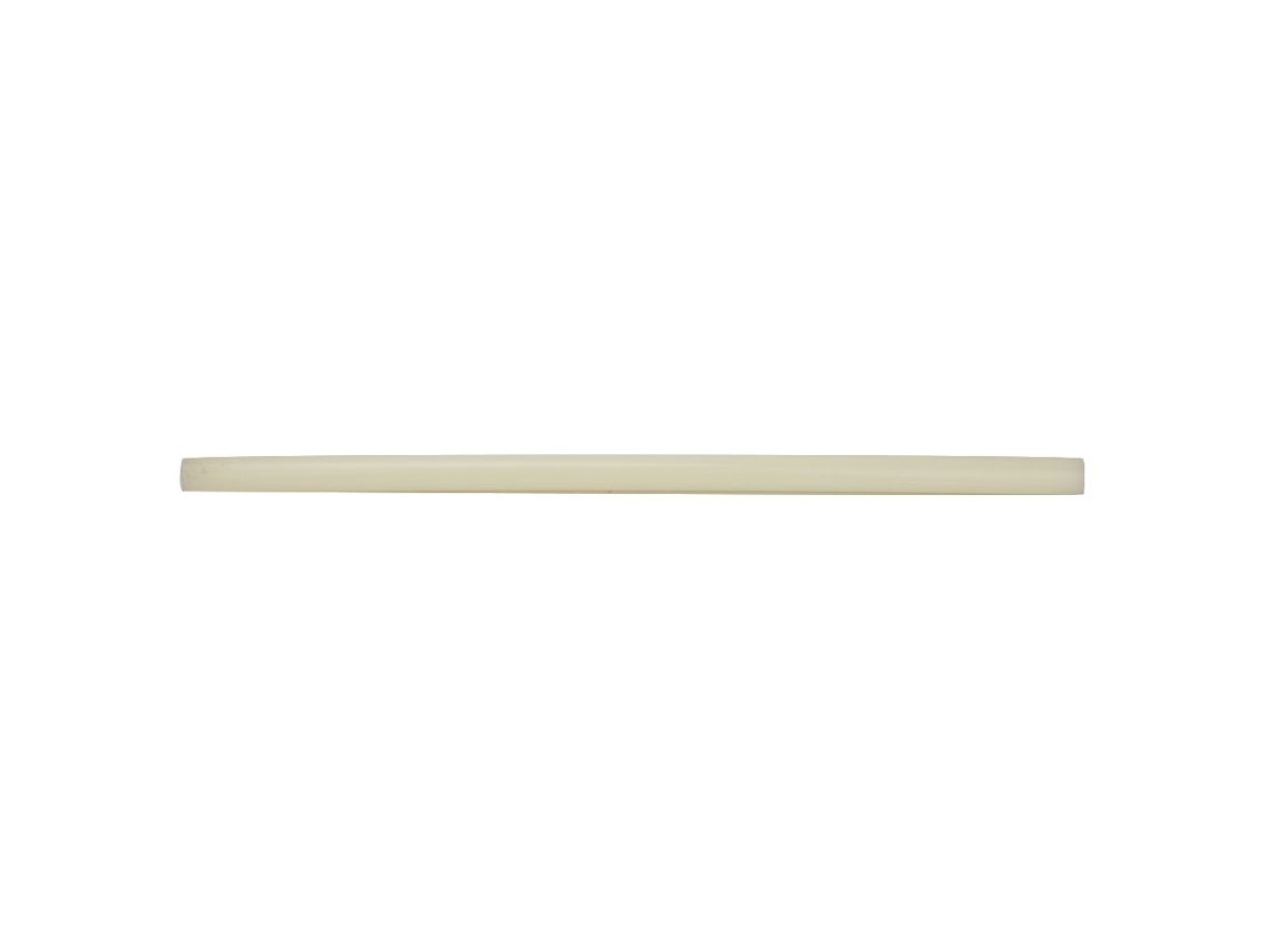 Haste redonda de nylon branco de alta qualidade, com 20 mm de diâmetro e 500 mm de comprimento.